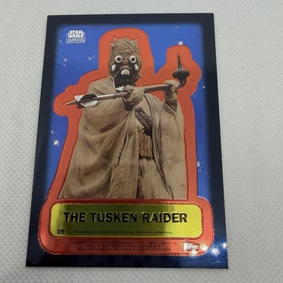 1999 Topps Chrome Archives Star Wars Double Sided Chase Card D9 Tusken Raider - Image 1 of 2