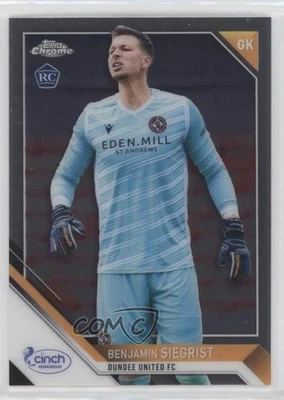 2021-22 Topps Chrome SPFL Scottish Premier League Benjamin Siegrist #92 - Image 1 of 2