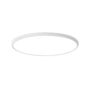 QRMOK 18 in. White Dimmable LED Flush Mount Ceiling Light 3000-6500K with Remote - Picture 1 of 9