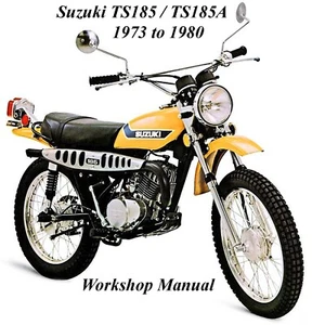 SUZUKI TS185 / TS185A 1973 to 1980 WORKSHOP MANUAL - PDF Files - Bild 1 von 2