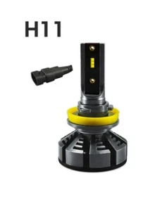 2 x H11 H8 H9 LED Headlight Fog light Bulb Kit 5000K White Adjustable Conversion - Picture 1 of 1