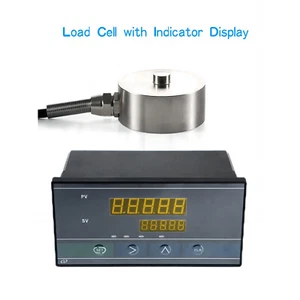 Wägezellensensor mit Anzeigeanzeige Peak Hold Alarmwert Set Relaisausgänge - Bild 1 von 48