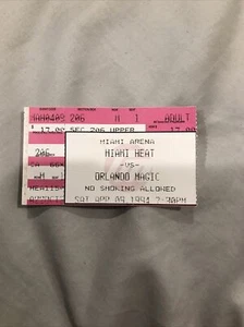 Miami Heat Game Ticket (1994, gebraucht) - Bild 1 von 2