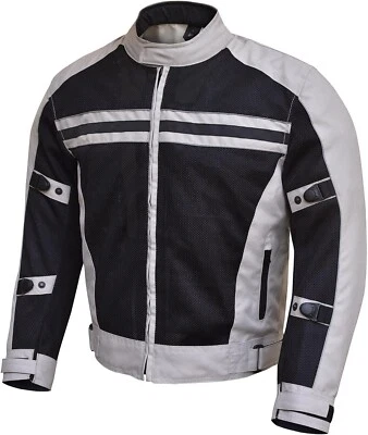 Chaqueta de motocicleta para hombre-CELevel1 reflectante-ligera chaqueta de motociclista de verano MBJ051 Foto 1 de 4
