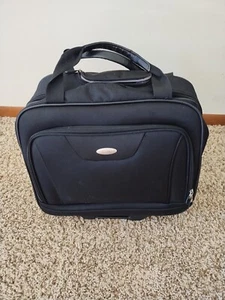 Samsonite Wheeled Laptop Bag Overnighter Luggage, Black - Picture 1 of 8