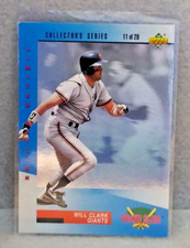 1993 Upper Deck Denny's Grand Slam Holograms #11 Will Clark San Francisco Giants