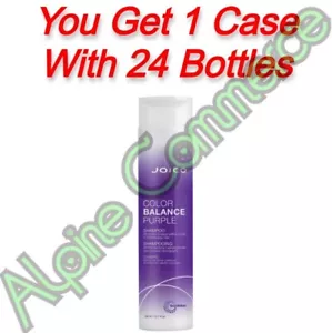 *24-Bottles* Joico Color Balance Purple Shampoo 10.1 Oz Blonde Gray Hair 2620517 - Picture 1 of 5