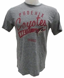 Phoenix Coyotes NHL Men's CCM Team Classic Slim Tee Gray Blend T-Shirt - Picture 1 of 9
