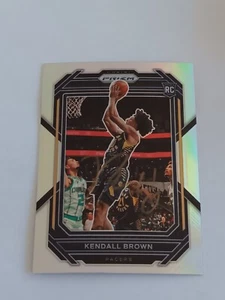 2022-23 Panini Prizm Kendall Brown #225 Silver Prizm RC Auto SIGNED IP Pacers - Picture 1 of 2