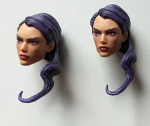 2 Marvel Legends PSYLOCKE HEAD 1:12 Figure Custom Fodder (60th X-MEN 3 Pack 2023 - Picture 1 of 1
