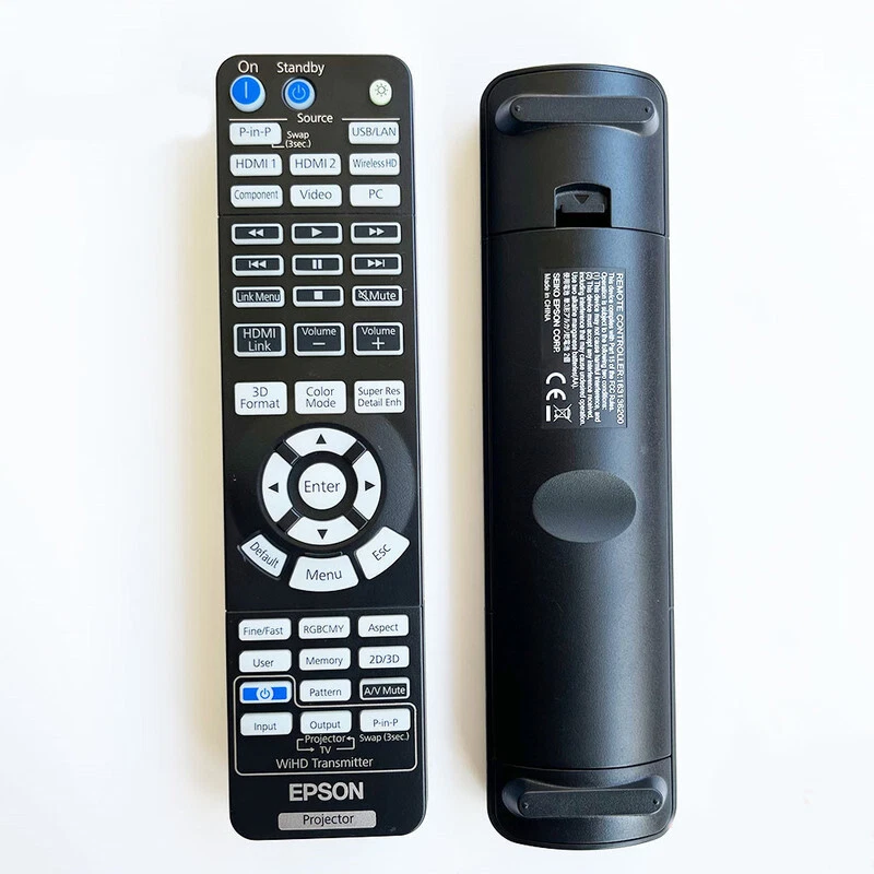 Genuine Remote Control 163136200 For Epson Projector EH-TW6600W EH-TW6600 - Image 1 of 1