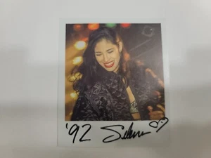 Selena Quintanilla 2 Sticker lot concert facsimile signature Queen of Cumbia - Picture 1 of 3