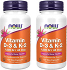 Vitamine D-3 & K-2, 120 capsule végétale (2 paquets)
