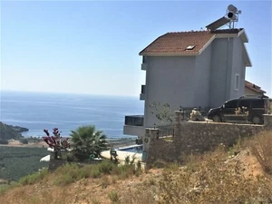 Elegantes EFH Meerblick + Pool in Alanya-Gazipasa in Villenlage / sep. App - Bild 1 von 12