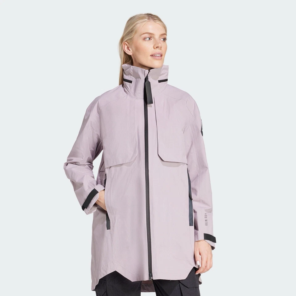Adidas MYSHELTER RAIN.RDY Waterproof Parka IR6158 Women’s Size Small