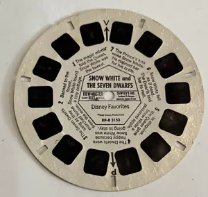 Vintage View-Master, 1960er Jahre Rolle B-3153 Schneewittchen und die 7 Zwerge Disney - Bild 1 von 2