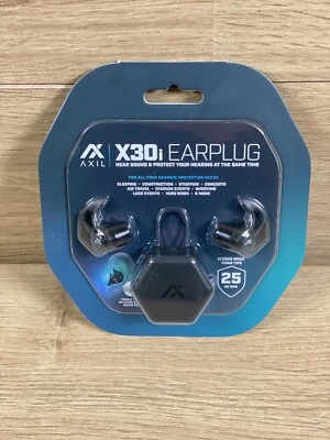 AXIL X30i Blk Earplugs Includes (3) Silicon Tips and (2) Foam Tips w/Carry Case - Image 1 of 3