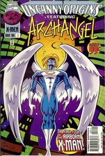 Uncanny Origins #3 (1996; vf/nm 9.0) self-contained origin of ARCHANGEL