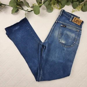 Pantalones de mezclilla Lee Riders de colección para hombre azules años 80 pierna recta talla 31 x 33 - Imagen 1 de 12