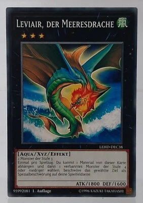 YUGIOH - Leviair, der Meeresdrache - LEHD-DEC38 - Legendary Hero Decks - DE/NM - Bild 1 von 4