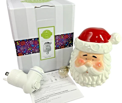 Mini calentador con bombilla Scentsy SAINT NICK Santa nuevo en caja Foto 1 de 4