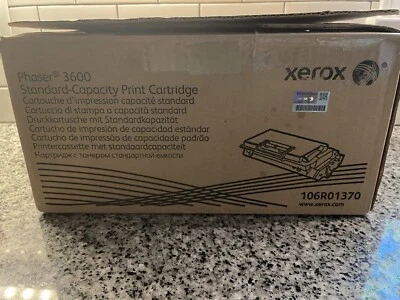 XEROX PHASER 3600, Standard Capacity Print Cartridge, 106R01370, NEW Open Box - Image 1 of 4