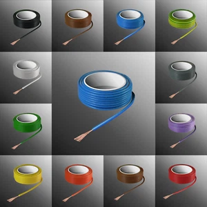 H05V-K LIY 0,75mm² PVC Kabel Litze Schaltlitze Einzelader Verdrahtung flexibel - Bild 1 von 12