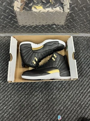 Nike Air Jordan 12 XII Retro Reptile Black Gold AO6068-007 Women’s Size 7 - Image 1 of 4