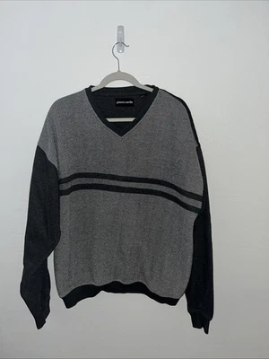 Moletom Pierre Cardin masculino XL cinza - Imagem 1 de 3