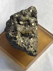Cristallo di pirite 1,45 once - circa 1,5" esemplare - oro folle - Foto 1 di 9