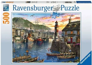 NUEVO Rompecabezas Ravensburger 500 Piezas 9+ Edades Amanecer en el puerto - Imagen 1 de 2