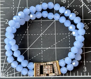 Heidi Daus Easy+Elegance 7:25" Pulsera Azul - Imagen 1 de 5