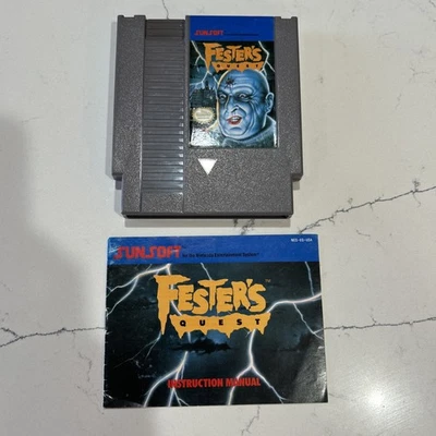 Fester's Quest (Nintendo Entertainment System, 1989) NES Game And Booklet - Image 1 of 4