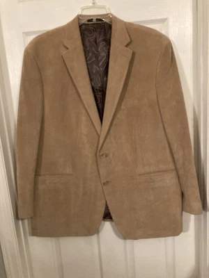 Lauren Ralph Lauren Corduroy Sport Coat Mens 48R Jacket Paisley Lined Blazer - Image 1 of 4