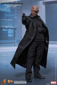 MMS315 Nick Fury Captain America Winter Soldier Hot Toys 1:6 Figure NEW SEALED - Picture 1 of 7