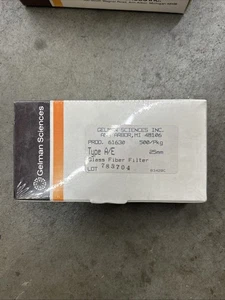 German Sciences Glasfaserfilter; Typ A/E 25 mm 500/Pkg - Bild 1 von 2