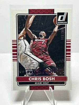 Chris Bosh 2014-15 Panini Donruss #47 prueba de prensa 097/199 Miami Heat Foto 1 de 2