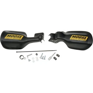 Moose Handguards-Stealth Black for 1993-2006 Yamaha YFM400F Kodiak 4x4 ATV - Picture 1 of 2