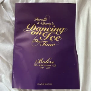 Dancing on Ice Bolero 25th Anniversary. Tour 2009 Programme - Rare slightly bent - Picture 1 of 3