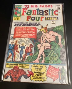 FANTASTICI QUATTRO ANNUALI #1 (1963) Libro chiave! *VF Beauty!* Super luminoso e colorato! - Foto 1 di 20