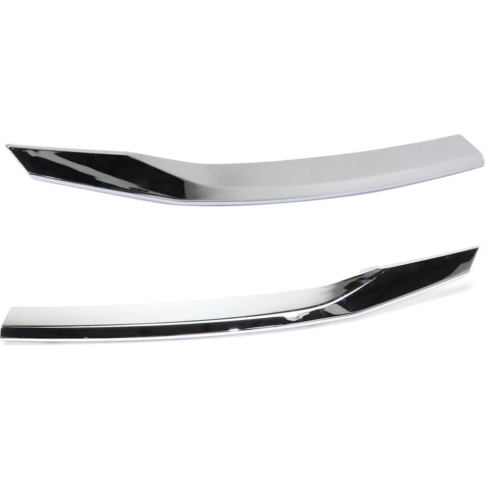 Set of 2 Driver and Passenger Side Upper For 2015-2016 Honda CR-V Grille Trim Foto 1 de 4