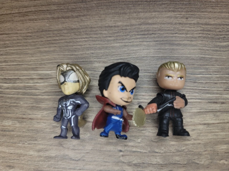 "Figura de acción de juguete de PVC Dr Strange, Gwen, Hawkeye Marvel Avengers miniatura 1,5""" Foto 1 de 1