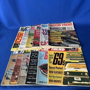 Motor Trend Magazine Lot 1968 - Full Year - 12 Issues - All good condition - Picture 1 of 13