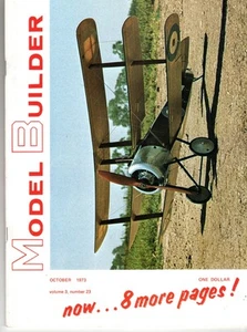 Vintage The Model Builder Hobby Magazine ~ October 1973 - Picture 1 of 1
