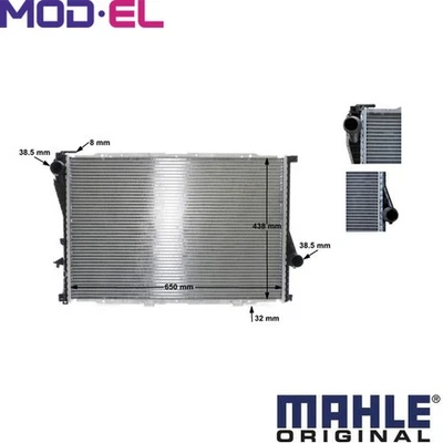 RADIATOR ENGINE COOLING CR 296 000S FOR BMW 5E397E38 M62B35 3.5L M62B44 4.4L - Image 1 of 4