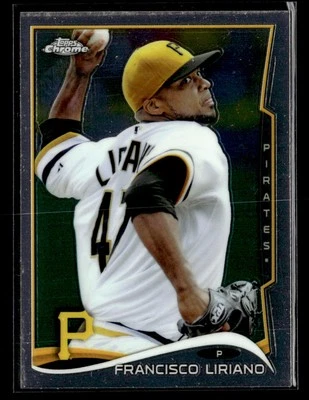 2014 Topps Chrome #115 Francisco Liriano Card Pittsburgh Pirates - Image 1 of 2
