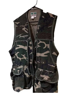 Game Winner Sportswear Hunting Vest Pocket Ammo Organizer Sz 42/44 Camo Vintage - Picture 1 of 11