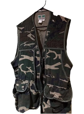 Game Winner Sportswear Hunting Vest Pocket Ammo Organizer Sz 42/44 Camo Vintage - Image 1 of 4
