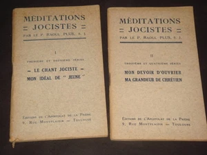 SCOUT MEDIATIONS JOCISTES 1930 T1 + T2 - Picture 1 of 1