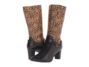 Spring Step 244269 Womens Boho Leather Boots Black Size 37 EU/ 6.5-7 US - Picture 1 of 2